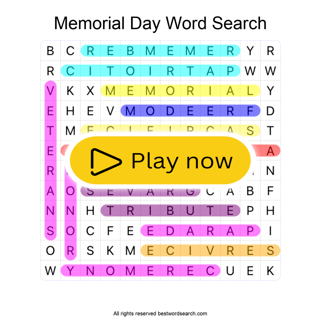 Memorial Day puzzle