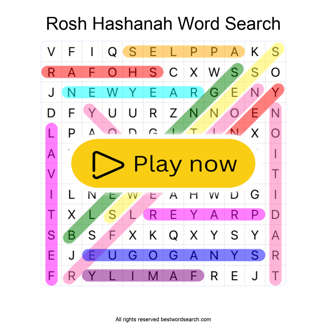 Rosh Hashanah puzzle