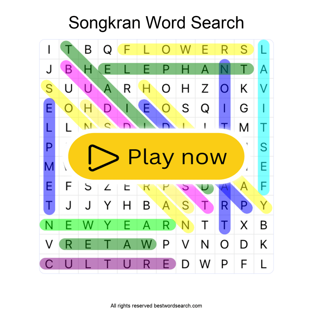 Songkran puzzle