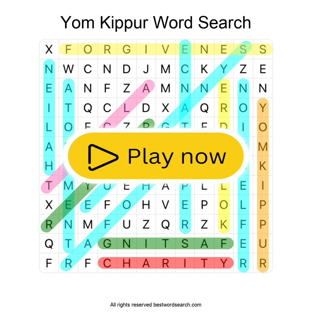 Yom Kippur puzzle