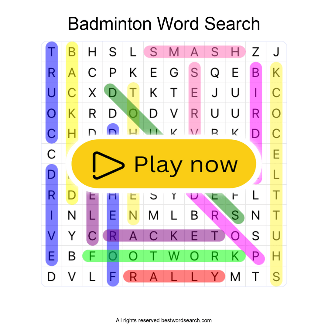 Badminton puzzle