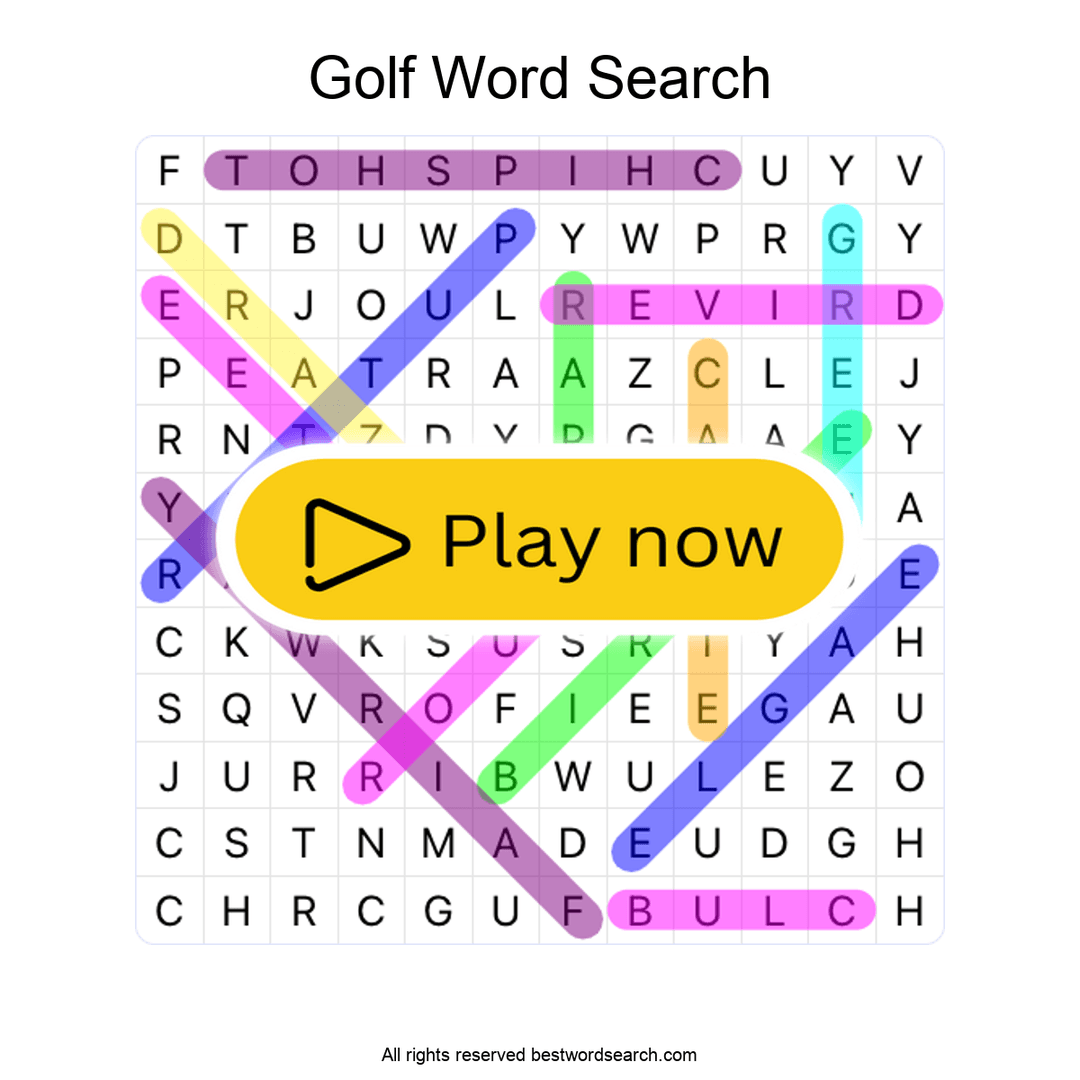 Golf puzzle