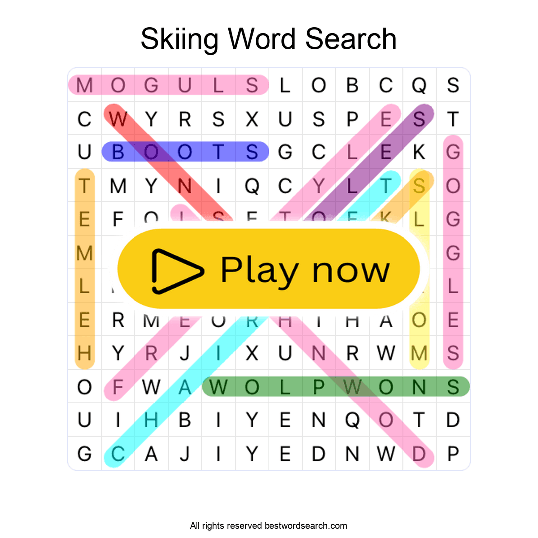 Skiing puzzle