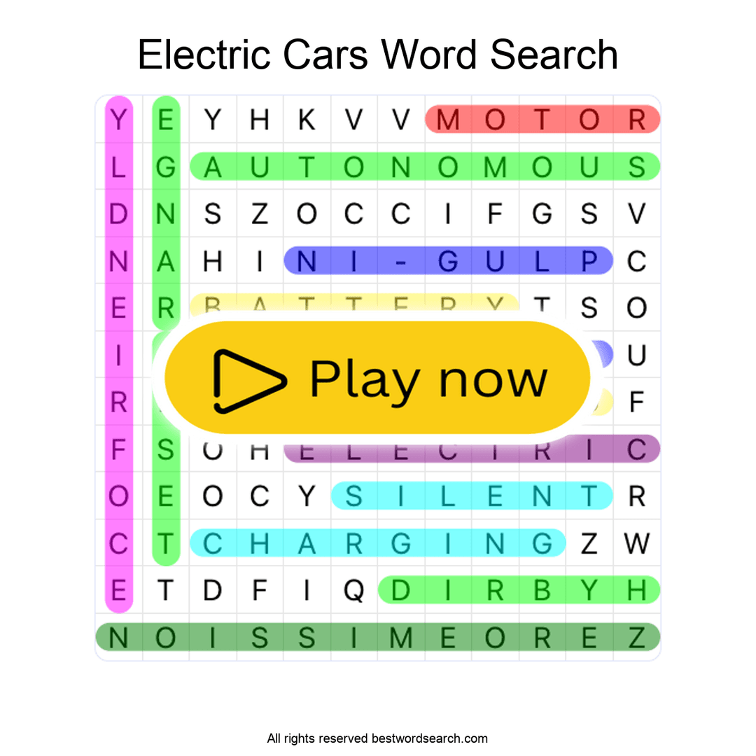 Electric Cars puzzle