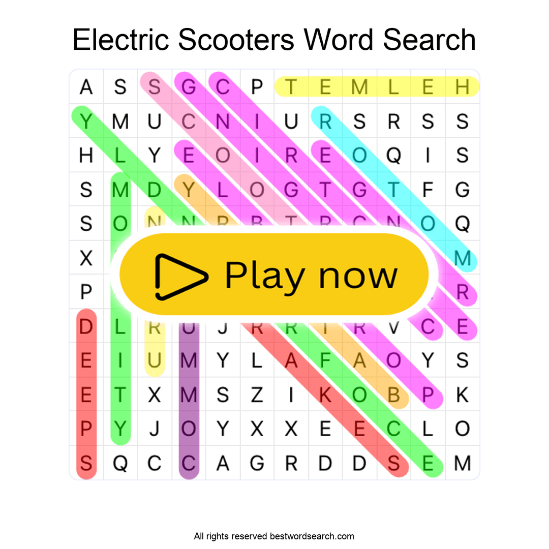 Electric Scooters puzzle