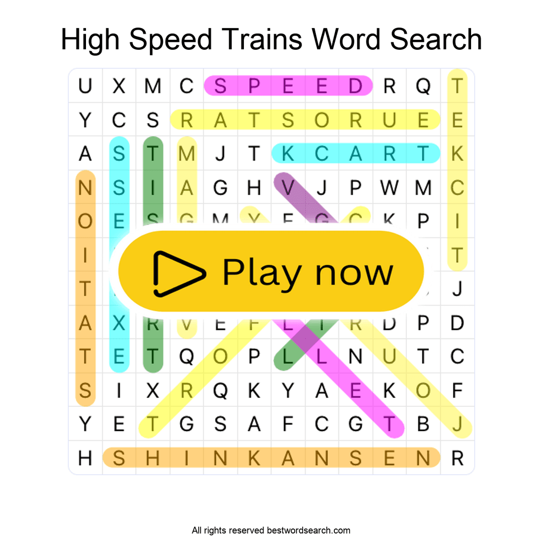 High Speed Trains puzzle