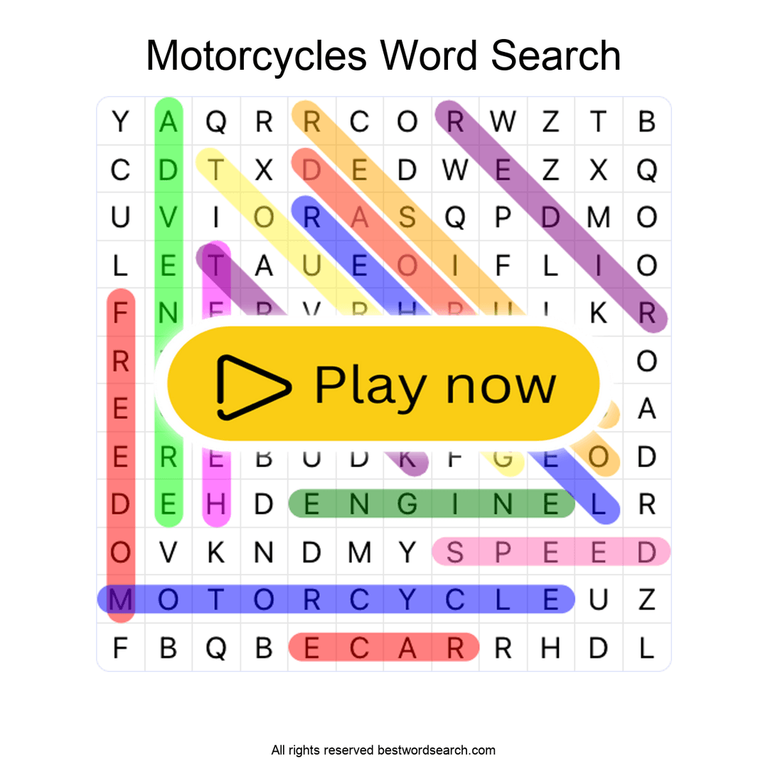 Motorcycles puzzle