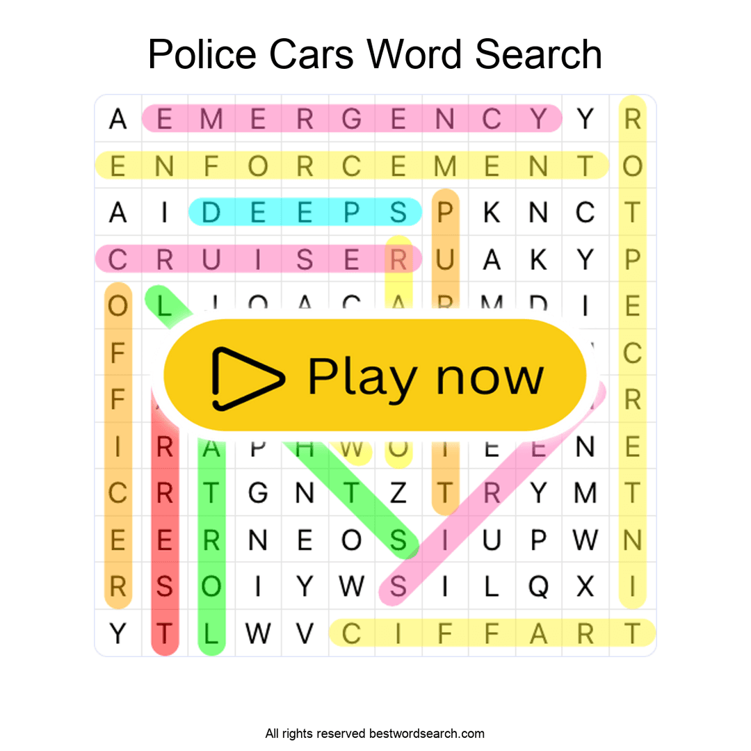 Police Cars puzzle