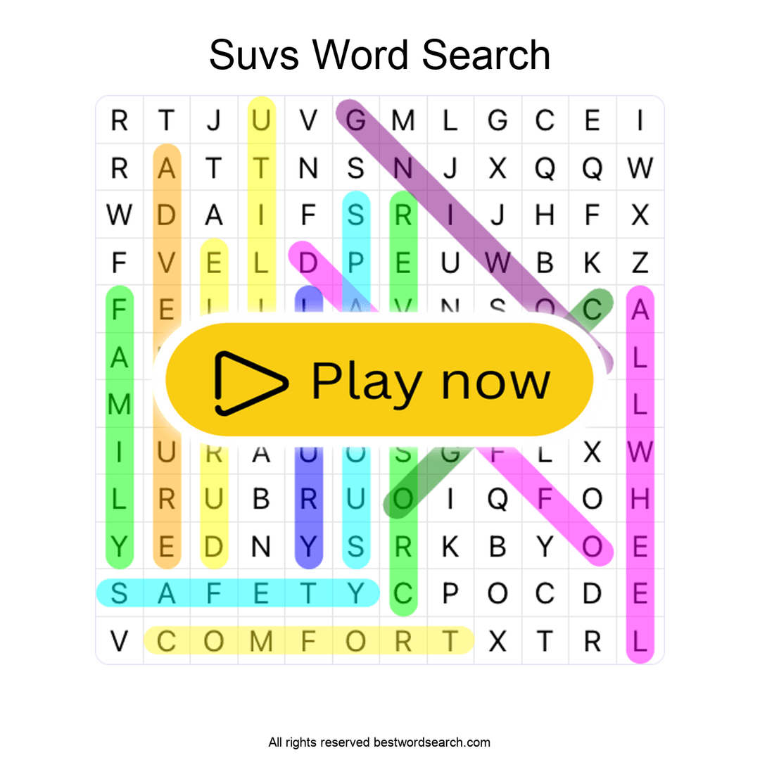 SUVs puzzle