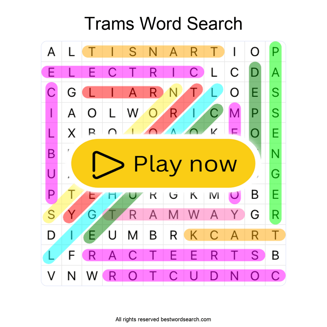 Trams puzzle