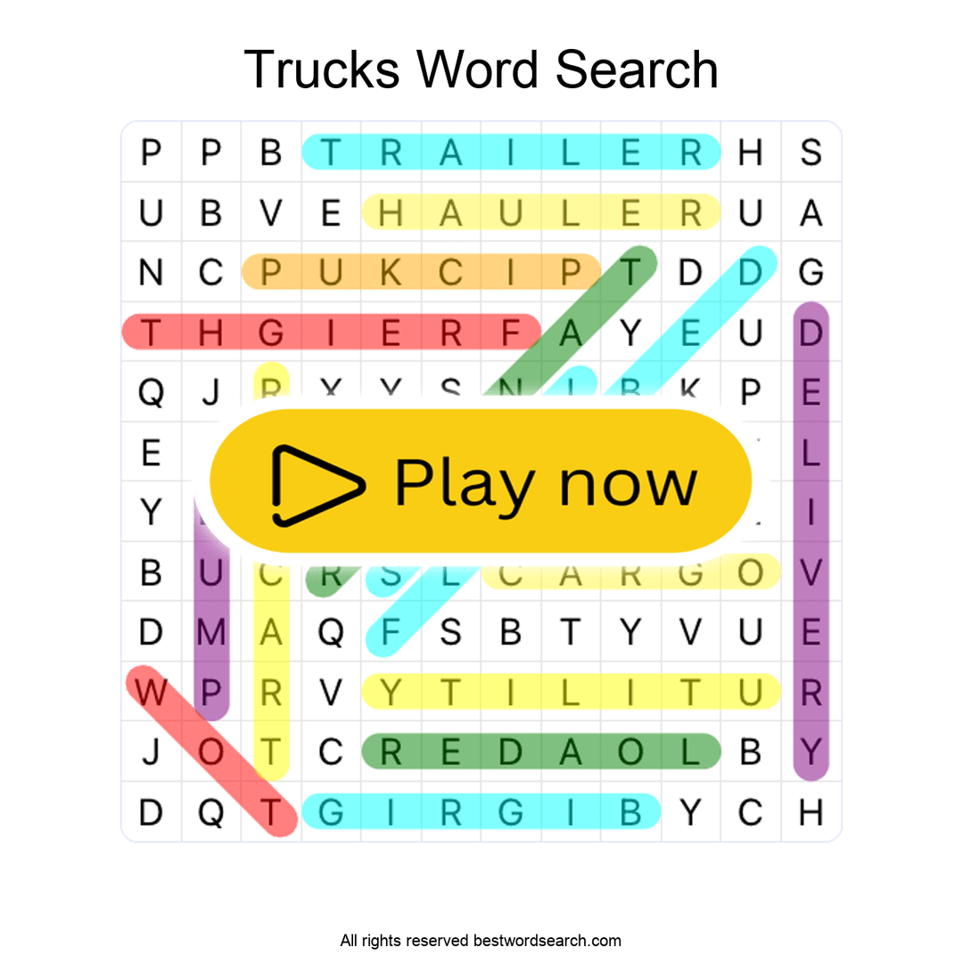 Trucks puzzle