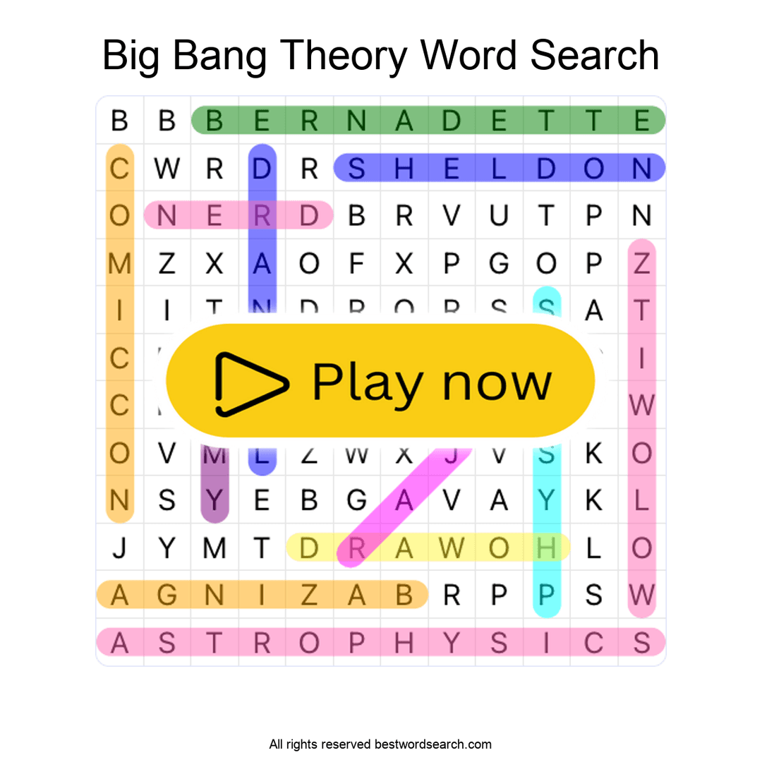 Big Bang Theory puzzle