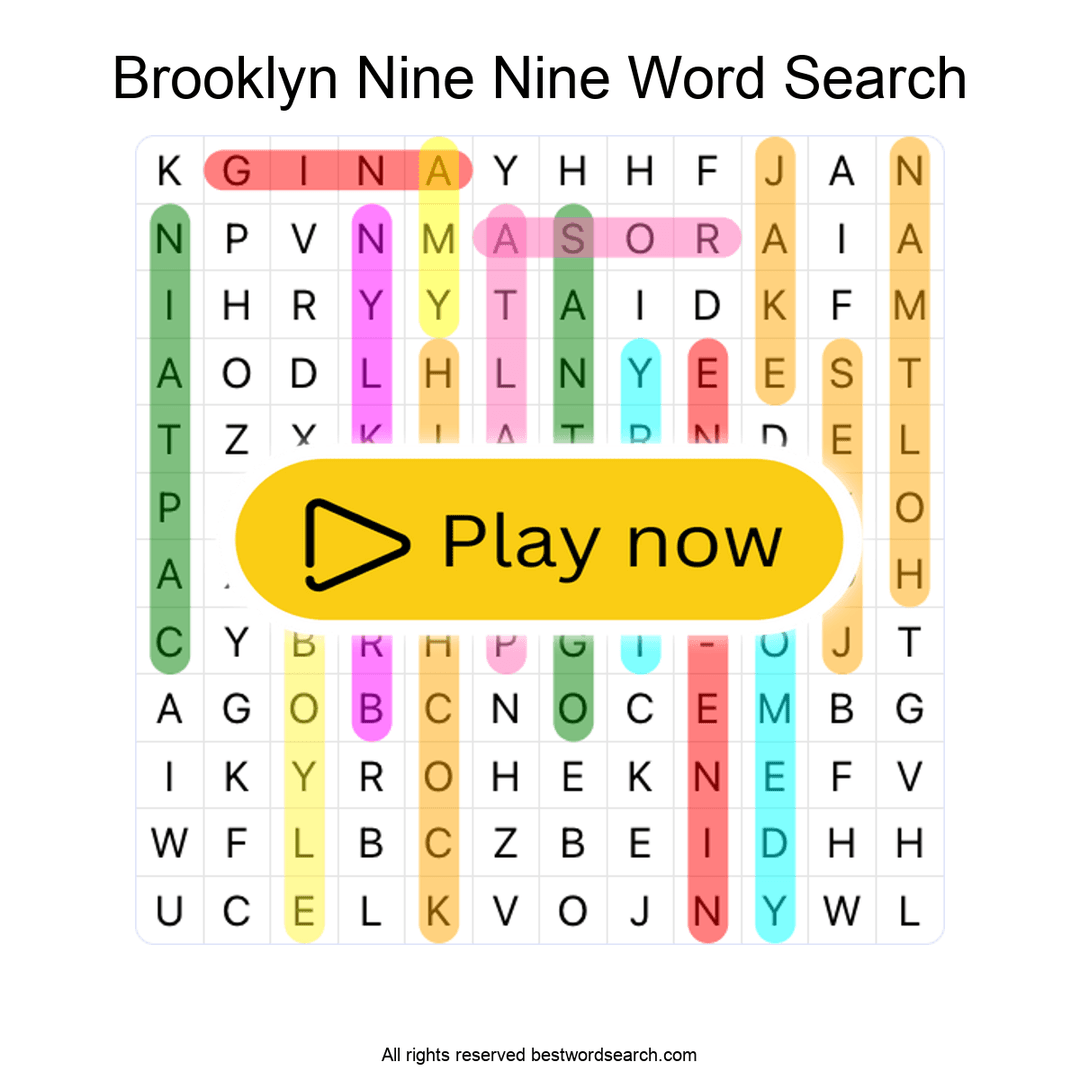 Brooklyn Nine Nine puzzle