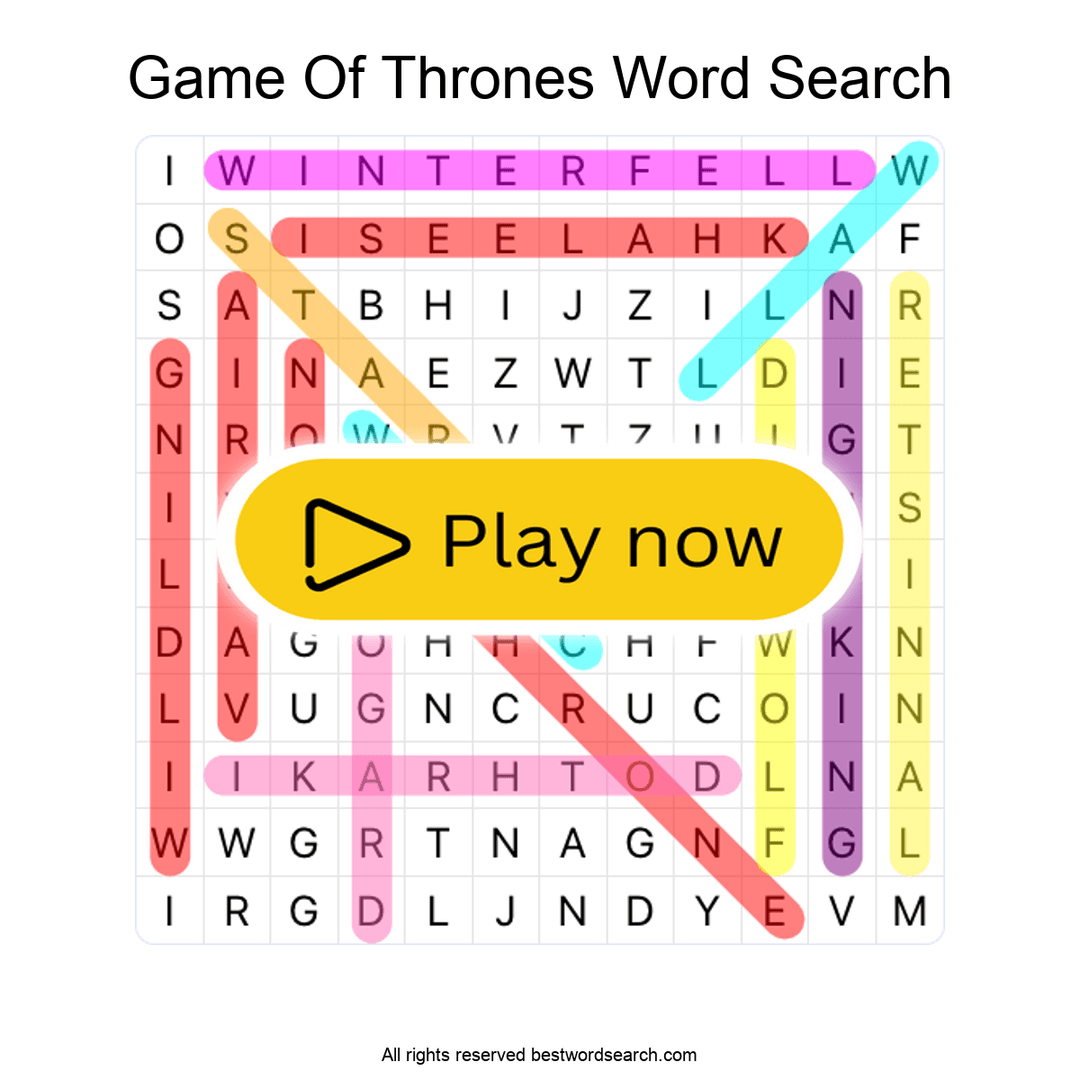 Game of Thrones puzzle