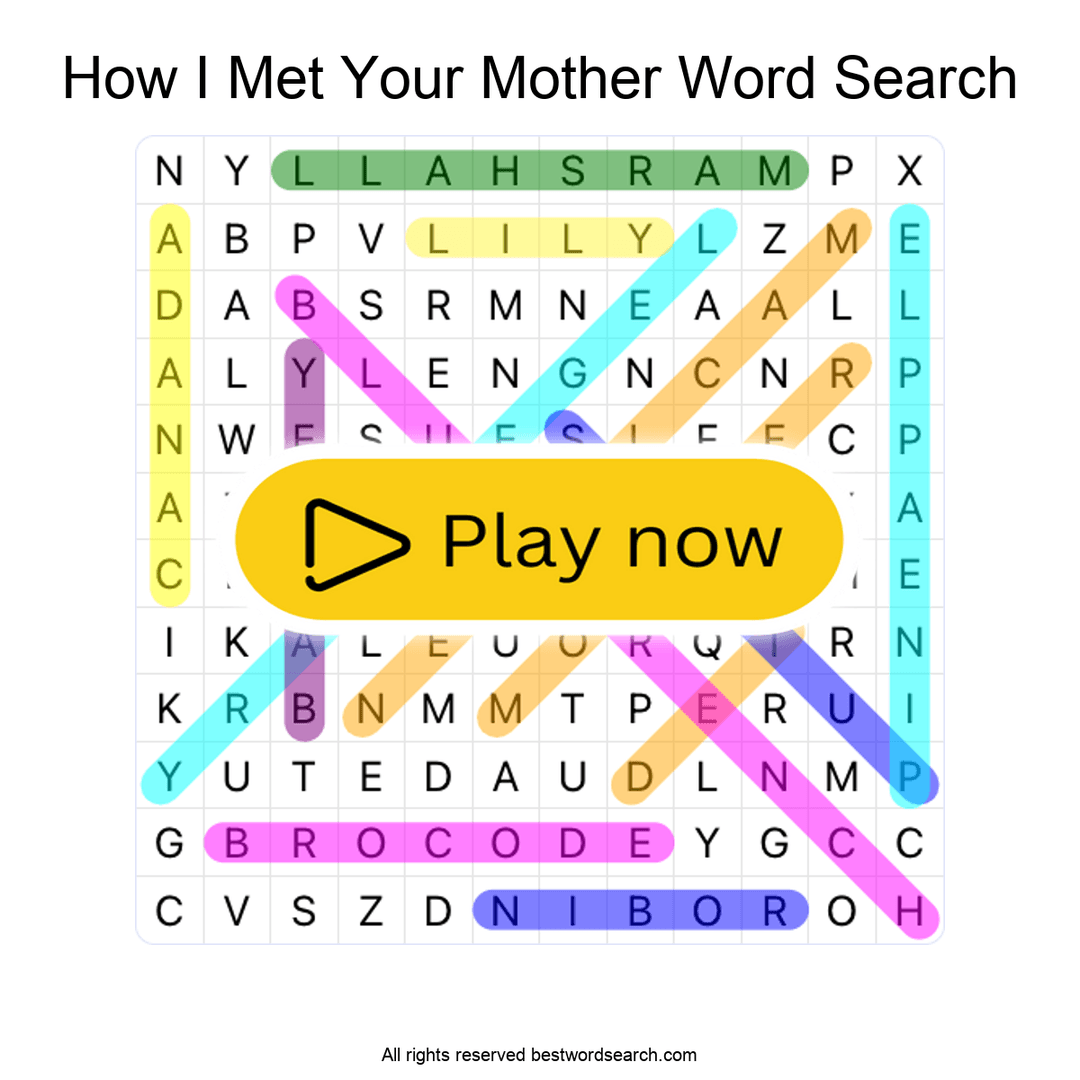 How I Met Your Mother puzzle