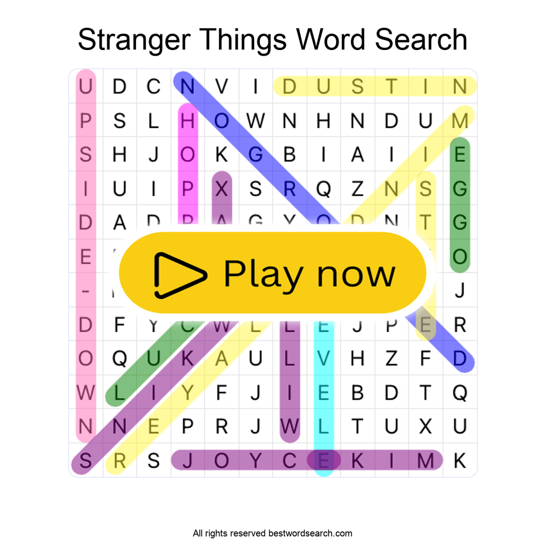 Stranger Things puzzle