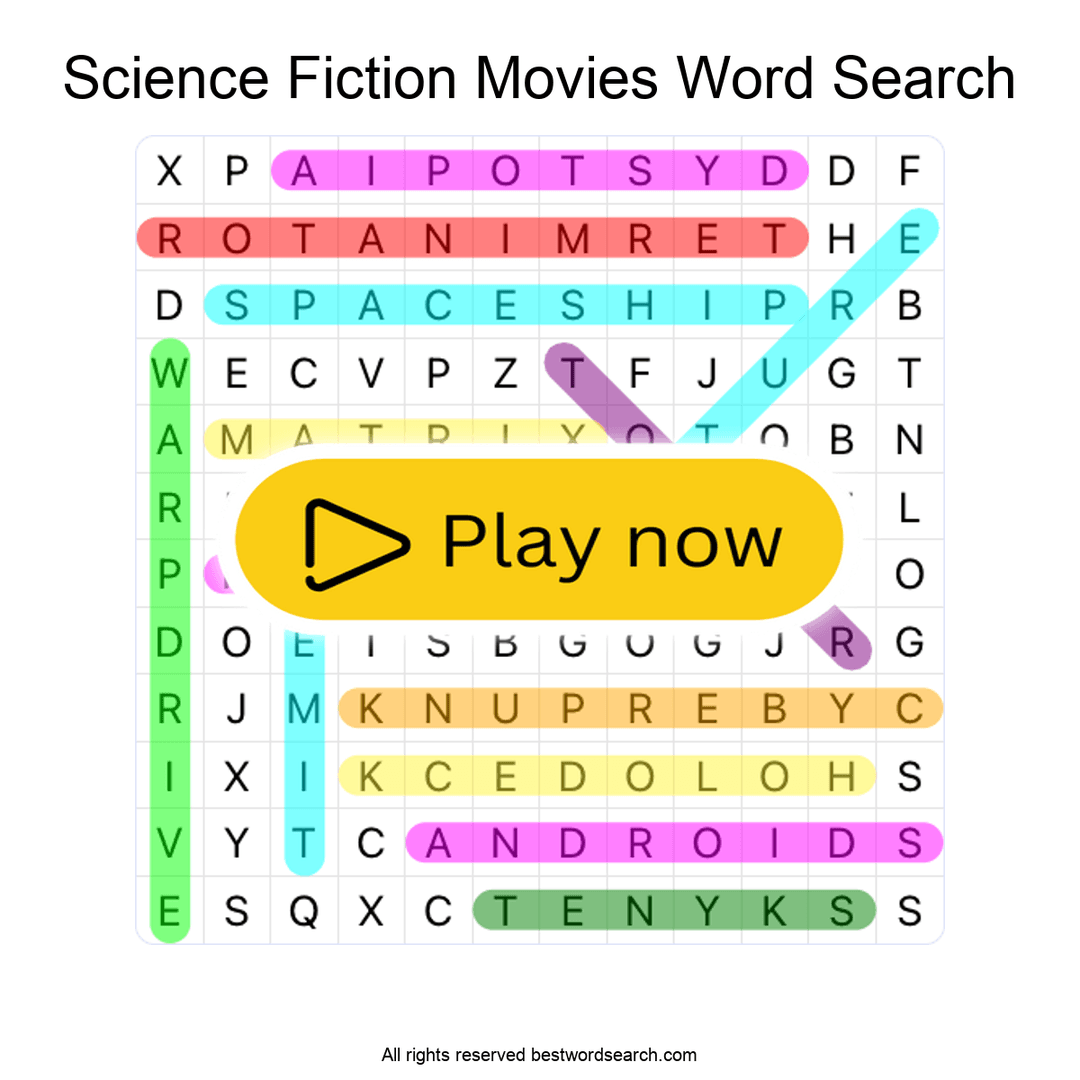 Science Fiction Movies puzzle