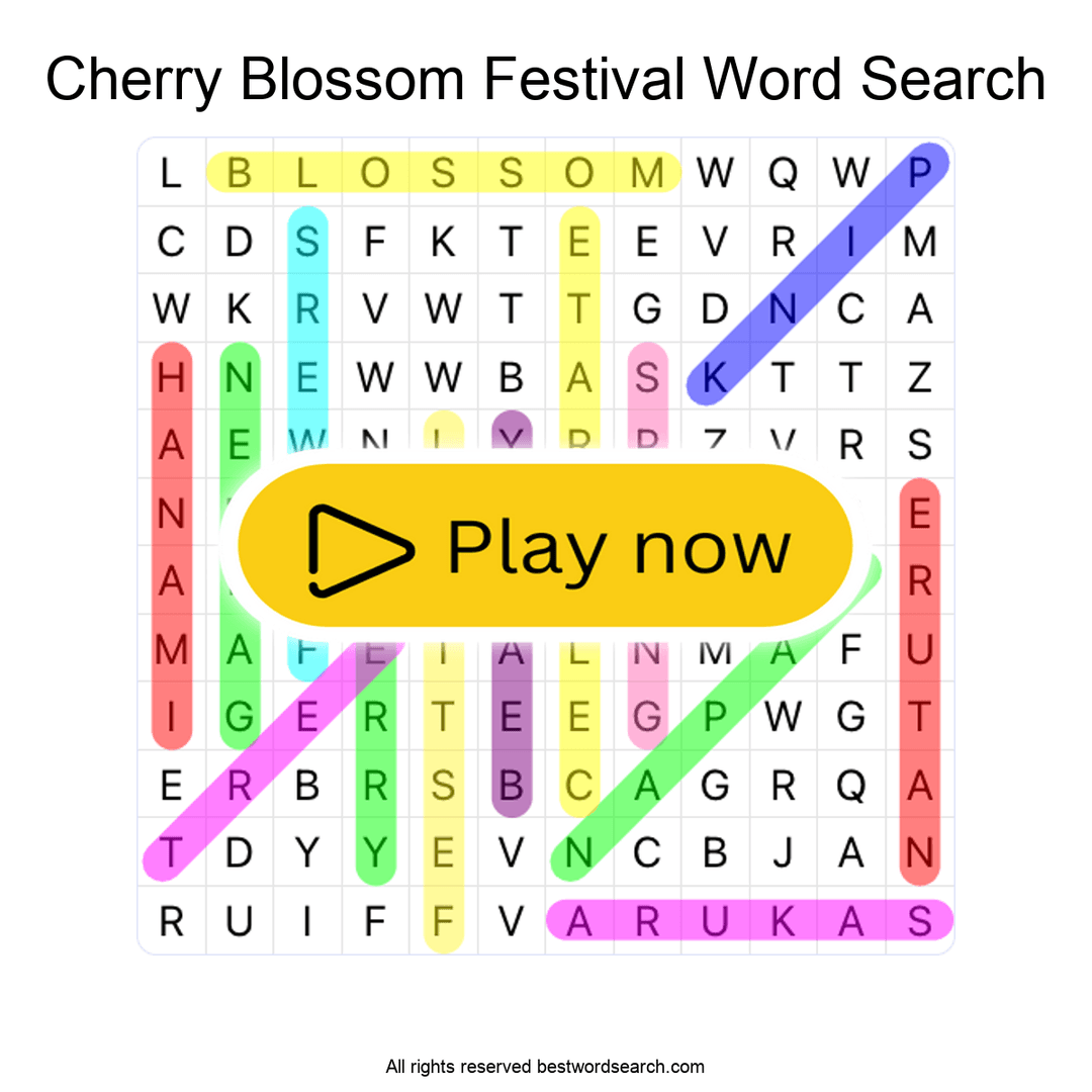 Cherry Blossom Festival puzzle